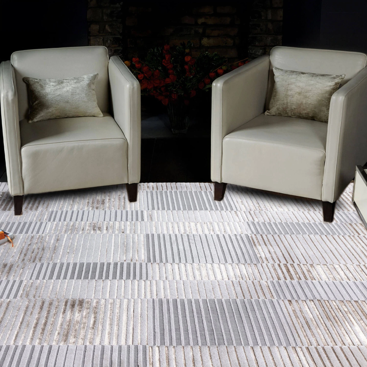 Aurora Ripple Grey 120cm X 170cm Rug 1 Aurora Ripple Grey 120cm X 170cm Rug