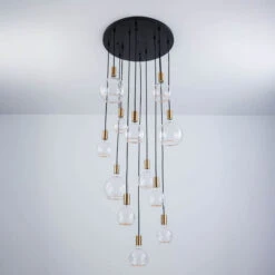 Aura Gold 12 Light Ceiling Plate 8 Aura Gold 12 Light Ceiling Plate -Housingunits 7b4d0070e1750dfadc56be8a577883ab