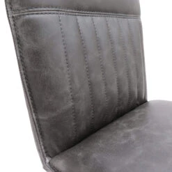 Clarence Grey Faux Leather Counter Bar Chair -Housingunits 7b851b1cb21c99ffca1f4abc9d530e3f