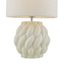 Idonia White Table Lamp With Shade -Housingunits 7b8a16f1d578647c387d4af320674bdb