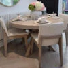 Farrington Round Oak Dining Table
