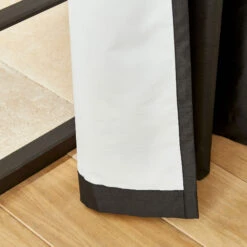 Faux Silk Black 66" X 72" Thermal Blackout Eyelet Curtains -Housingunits 7f40c4406e5c3c6e5bc88ee1519a85bd