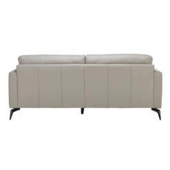 Lariano Light Grey Leather 3 Seater Sofa -Housingunits 7f55b348dcf76c127c7c1835aca7f8cd