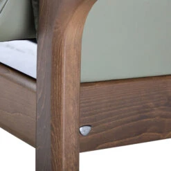 Stressless Windsor High-Back 3 Seater Recliner Sofa In Paloma Shadow Green & Walnut -Housingunits 7fff934d95bb211496f1fbbd7abab875