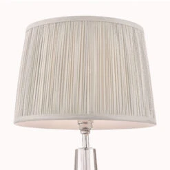 Laura Ashley Hemsley Silver Pleated 30cm Shade -Housingunits 803ac0934ca8ba6cb3c7ffd3f7c666ac 1