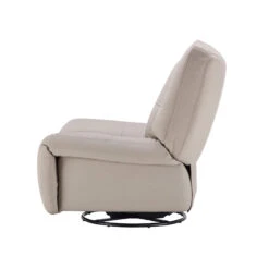 Marco Light Beige Leather Power Glider Recliner Chair -Housingunits 81394e5242ca80d669fb8919896d9e86 1