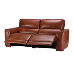 Bridgetta Leather 3 Seater Power Recliner Sofa -Housingunits 817295f006fb38123e3f5efab91755c0