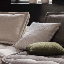 Bingham Large Cream Velvet Cushion