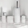Bianco Ivory White Resin Bathroom Collection