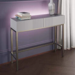Frank Olsen Iona White Console Table