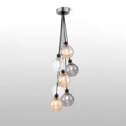 Canning Nickel 7 Light Cluster Pendant