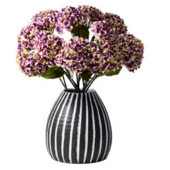 Libra Ziba Stiped Monochrome Vase