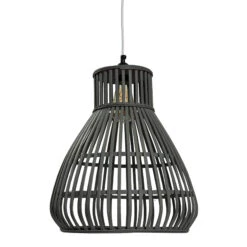 Osaka Grey Bamboo Pendant Shade