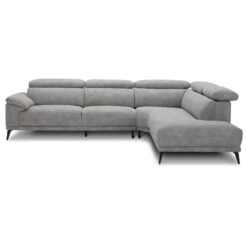 Casper Grey Fabric Corner Sofa (Right) -Housingunits 838d9845a9547c41988802898959d00f