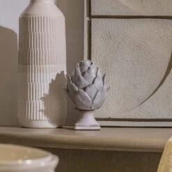 Grey Ceramic Artichoke