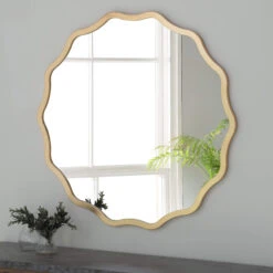 90cm Golden Swell Mirror