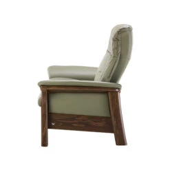 Stressless Buckingham 2 Seater Recliner Sofa In Paloma Shadow Green & Walnut -Housingunits 84857b30acb12e9d7916d7e5c3dfbca0