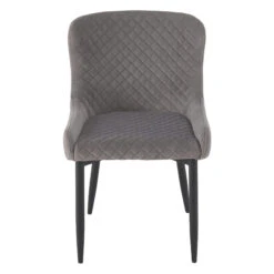 Rossini Extending Dining Table And 6 Toby Light Grey Velvet Dining Chairs -Housingunits 848768e24bb78d52aa56b09dd6d0a2cd