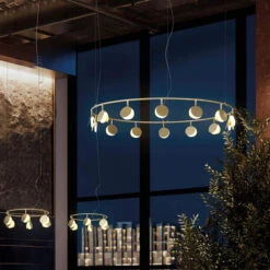 Shell Gold 12 Light Pendant