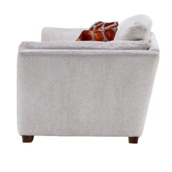 Mackenzie Ivory Chevron Textured Fabric 2 Seater Sofa -Housingunits 855dfaab9d850875b11935b6e6a2d031