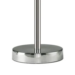 Alonza Polished Chrome & Clear Seeded Glass Table Lamp -Housingunits 864849ea77be9d01d3f124767b276e09