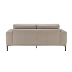 Natuzzi Editions Toledo Greige Leather 2 Seater Sofa -Housingunits 8754400c0e96cfb0f3306a123f48d377