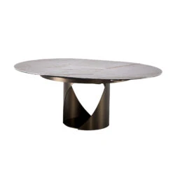 Calligaris Cyclone 140cm Round Extending Dining Table -Housingunits 87b3a4421a5c1ccd70b4c9541d9d9192