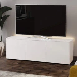 Frank Olsen Intelligent 150cm White Gloss TV Unit