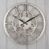 Pacific Nickel Cog Design Round Wall Clock