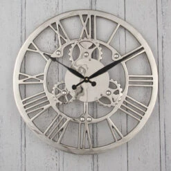 Pacific Nickel Cog Design Round Wall Clock