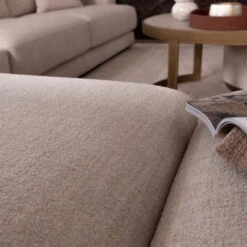 Naxos Large Tyne Natural Fabric Open End Right Arm Corner Group With Rectangular Table -Housingunits 8a869635fcbe856a6e5cc56b160c8bc7