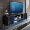 Celeste High Gloss Cobalt Blue TV Unit