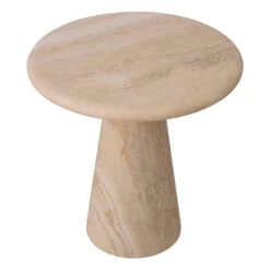 Eichholtz Adriana Small Travertine Side Table -Housingunits 8b86be05ad69dec9667db2202b132363