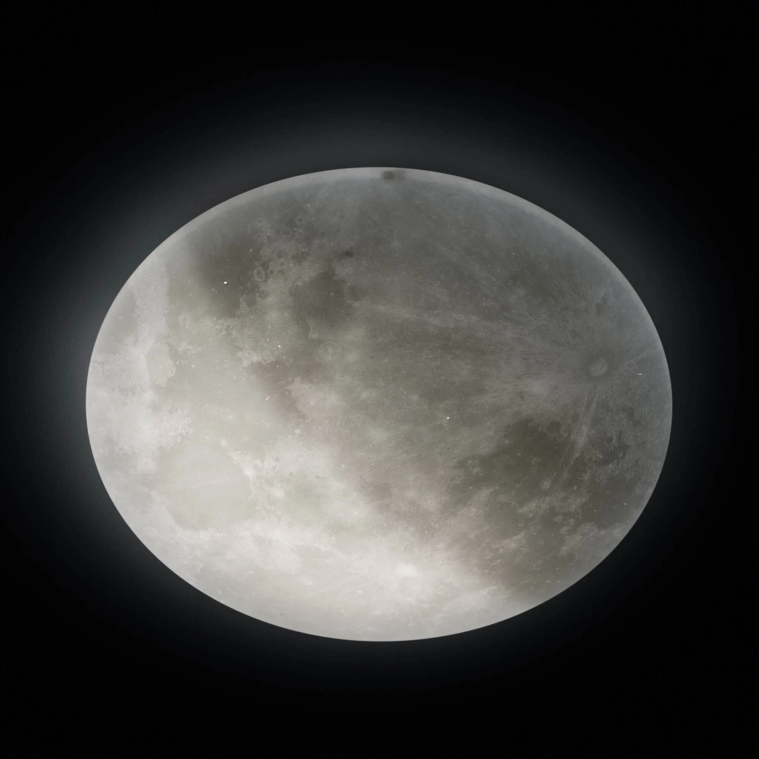 Full Moon 60cm Flush Ceiling Light 5 Full Moon 60cm Flush Ceiling Light - Image 5