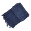Brixton Navy Tasselled Throw