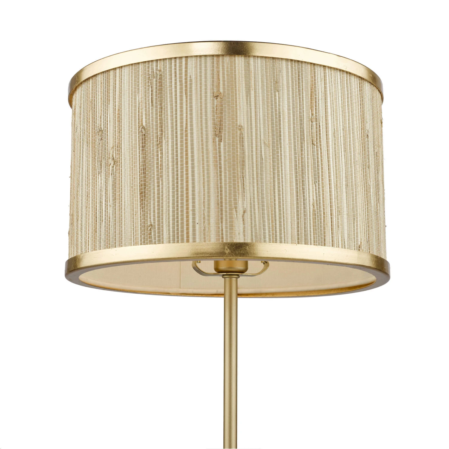 Fenella Gold & Seagrass Table Lamp 4 Fenella Gold & Seagrass Table Lamp - Image 4