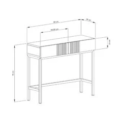 Frank Olsen Iona Grey Console Table -Housingunits 8c924125cc7ac15333b25ea10cfe5304 1