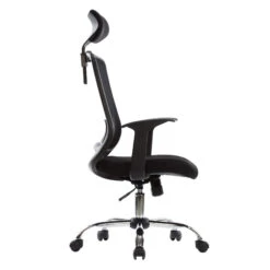 Flint Black Mesh Gas Lift Office Chair -Housingunits 8ce634c7cb8095061a05ce6a4cca9933