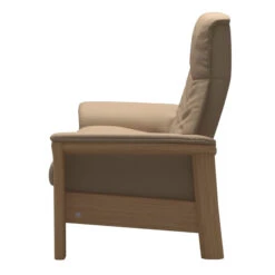 Stressless Buckingham 2 Seater Recliner Sofa In Paloma Beige & Oak – Quickship -Housingunits 8d5e56c40b0c1d44c5c70586228430a0 1