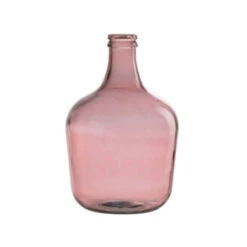 Pink Terra Medium Glass Bottle Vase