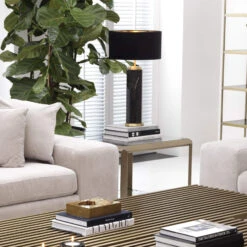 Eichholtz Newman Black Marble Table Lamp