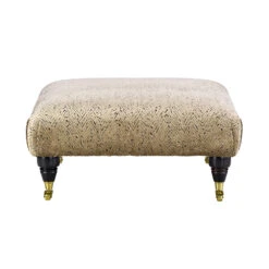 Parker Knoll Moseley Mink Fabric Footstool