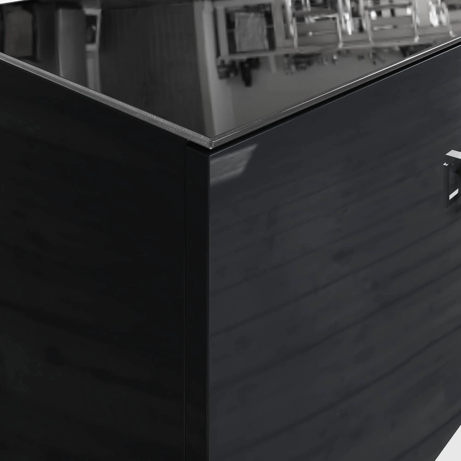 Frank Olsen Lyra Midnight Black TV Unit 6 Frank Olsen Lyra Midnight Black TV Unit - Image 6