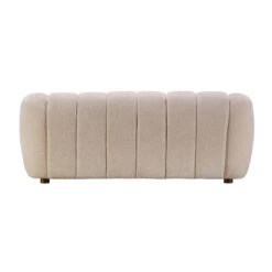 Claudia Cream Fabric Loveseat -Housingunits 8f163a14742f47c109761a150dade00f