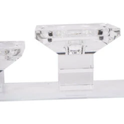 Libra Morcott 5-Stand Clear Glass Candle Holder -Housingunits 902ed30096a01ad3cbb179387cfeae57