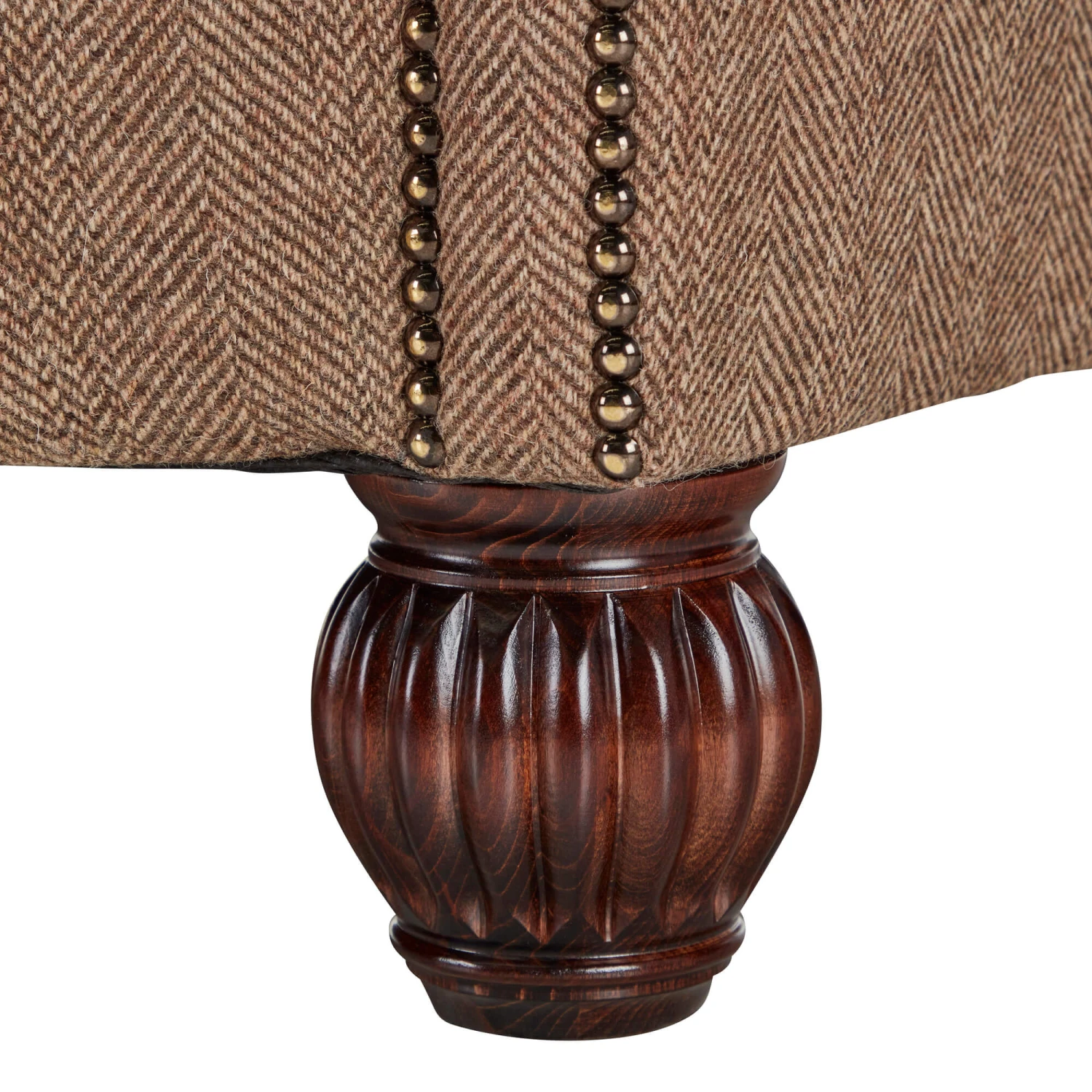 Tetrad Caledonian Brown Tweed Herringbone Fabric Midi Sofa 6 Tetrad Caledonian Brown Tweed Herringbone Fabric Midi Sofa - Image 6