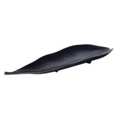 Libra Avara Black Large Tropical Leaf Dish 3 Libra Avara Black Large Tropical Leaf Dish -Housingunits 91866fa23767daa59de965d6b9b711cf