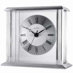 Hamilton Silver Mantel Clock
