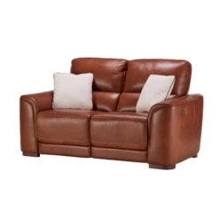 Bridgetta Leather 2 Seater Power Recliner Sofa -Housingunits 922abd6461142066cabaec5bee905cc6