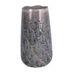 Libra Armadillo Azure Ceramic Vase